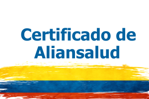 Aliansalud EPS Certificado de Afiliación