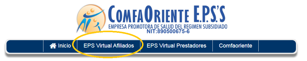 Comfaoriente acceso a oficina virtual