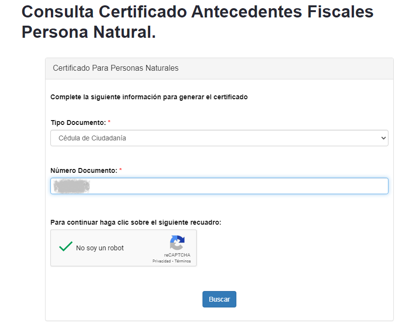 antecedentes fiscales persona natural