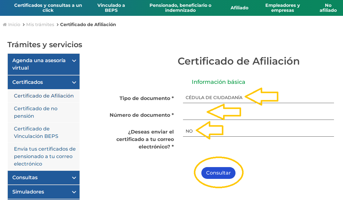 Como Descargar Certificado De Pensiones Colpensiones - Trámites Y ...